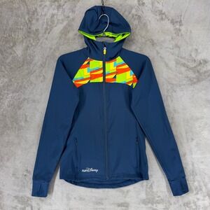 Disney‎ Jacket Women XS Disneyland Half Marathon 2025 Navy Blue runDisney EUC